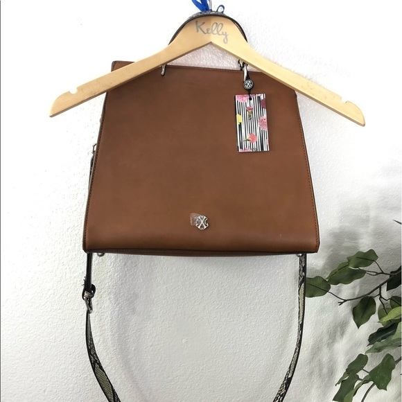 NWT Christian Lacroix Snake Skin Satchel - Picture 3 of 7